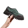 2023 Men's Canvas Lace Up Dress Shoes Womens Men Interwoven Pattern Flat Bottom Low Party wedding Business Sneakers Big Size 35-47