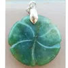 Pendentif Colliers Cristal Cornaline Jaspe Howlite Aventurine Fleur Femmes Hommes Perle 1pcs PWB1083