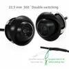 Update 12V CCD HD Night Vision 360 graden auto achteraanzicht camera aan de voorkant vooraanzicht vooraanzicht zijde back -up camera auto accessoires auto dvr