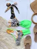 Bikinis Set Women Cheetah Bikini Set Halter Swimsuit Bikinis Set Single Shoulder Bathing Suit Fast Shipping Ny ankomst T230228