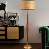 Drewno statywy stojące na podłodze Japońsko vintage luksusowy luksusowy rattan lampka podłogowa 40 cm szerokość 148 cm wysokość do hotelowego domu do salonu sypialnia wystrój pokoju