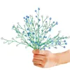 Decoratieve bloemen Crystal Rhinestone Bud Spray Branch Artificial Bouquets Home Wedding Craft Decoratie