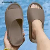 Chinelos originais homens homens chinelos sandálias macias femininas praia sapatos casuais lumin slides de marca masculina flipflops 2022 verão sandal z0215
