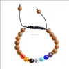 Bracelets perlés sept chakras pour hommes et femmes, personnalité à la mode, Diffusion d'huile, Yoga, livraison directe, bijoux Dhja7, nouvelle collection