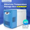 Frigorifero 20L -86 gradi Celsius Scatola di immagazzinaggio campioni a temperatura ultrabassa Congelatore ultra portatile DW-86W20 Forniture da laboratorio