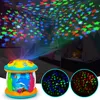 Perkusja perkusja zabawki dla dzieci 1-3 lata Babies Ocean Light Rotary Projector Musical Toys Montessori Early Educational Sensory Toys for Toddler Gifts 230227