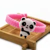 Charmarmband 2023 kinesisk stil smycken plast mjuk panda armband män och kvinnor barn små gåvor anime