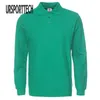 Herren Polos Marke Herren Poloshirt Langarm Mann Poloshirts Herren Mode Lässig Baumwolle Slim Fit Polos Herren Trikots Plus Größe XS-3XL 230228