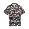 Chemises décontractées pour hommes Camo chemise hawaïenne hommes à manches courtes mode Camouflage imprimé plage Aloha chemises grande taille S5XL décontracté Camisa Hawaiana Hombre Z0224