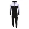 Erkekler Hoodies Sport Set Erkekler Sonbahar Kış Paketleri Sweatshirt Üst Pantolon Setleri Spor Takım Spor Giyeri Terzini İnce Fit Kapşonlu