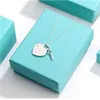 Designer necklaces love key pendant necklaces heart tag hip hop plated silver jewlery letter dainty blue women fun pretty luxury Necklace personality ZB004 E23