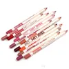 Lip Pencils Menow 12Pcs/Set Professional Liner Pencil Waterproof Wooden Contour Pen Matte Lipstick Tattoo Drop Delivery Health Beaut Dhbew