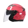 Capacetes de motocicleta Meio capacete de scooter de scooter Crash Safety Lens Double Moto Casque for Women/Men Casco