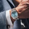 Armbanduhren CADISEN C8185 ICE BLUE Zifferblatt Saphirglas Uhren Männer Japan MIYOTA 8285 Movt Herren Mechanische Automatische Taucheruhr 230227