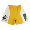 مصمم السراويل rhude shorts رجل البضائع السراويل الشاطئ السراويل الصيف أزياء الرياضة السراويل القصيرة رجالي الحجم القصير: S-XL