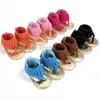 First Walkers Fashion Baby Summer Slippers Ademend strand Leisure Sandalen Geboren platte wandelschoenen