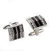 Classic Crystal Cuff Links Diamond Cross Sign Email Cufflinks Business Franch T Shirts Suits Button Will en Sandy Jewelry