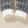 Tute Baby Romper Knit Cute Cartoon Orso nato Girl Boy Tuta Outfit Manica lunga Autunno Infantile Abbigliamento per bambini Warm Playsuit Onesies 230228