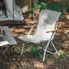 Camp Furniture Relax Chair Outdoor Portable Folding Camping Fishing Backrest Stool Aluminum Alloy Leisure Beach