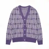 Männer lässige Single-Breast-Pullover Männer Damen Streetwear Strickjacke Pullover Paare Lose gestrickte Pullover Größe XS-L