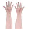 1 paar 65 cm Arm Shaper Silikon Abnehmen Künstliche Gliedmaßen Für Mann Nach Hand Mannequin Körper Fingernagel Prothetische Requisiten Medizinische Kosmetologie E163