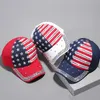 Rivet Caps 3colors President Hats Make America Great Diamond Bling Flag Baseball Cap Travel Beach Sun Hat Unisex 45452