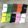 Chaussettes pour hommes Designer Boîte cadeau de luxe Chaussettes Designer Couleur Lettre Hommes Femmes Coton Skateboard Street Casual Sock 00LH