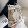 Bolsas de mensajero para mujeres de marca Bag New Drawstring Bucket Bag Makaron Jacquard Mini Bolsa de un solo hombro Bag291t