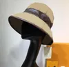 2023 modedesigner brev hink hatt för män kvinnor fällbara mössor svart fiskare strand sol visir breda brim hattar reser sport casquette folding dam bowler cap n1