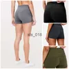 Yoga Outfit 4 Couleurs L50 Yoga Pantalon Court Femmes Running Shorts Dames Casual Yoga Tenues Adulte Sportswear Filles Exercice Fitness Wear T230228