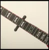Nadir siyah yarasa şekilli elektro gitar kırmızı çizgili gövde 3 humbucker pikaplar yarasa kakma