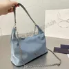 Vrouwen Ontwerper Hobo Nylon Onderarmtas 2021s Italië Milano Merk Dubbele Band Winkelen Schouder Handtassen Dame Halve Maan Crossbody Handtas Luxe Ontwerpers