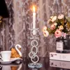 Taper Candle holder, Crystal Candle holders for Taper Candles, Candlesticks Holder for Wedding Gifts,Coffee Dining Table