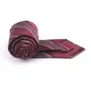 Krawaty szyi czerwone krawat na weselne moda czerwone wino krawat dla mężczyzn formalny garnitur koszulka sukienka Kobiety pary groom krawat 8 cm luksusowe prezenty gravatas j230227