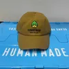 Ball Caps Human Made Baseball Cap Men Women 1 1 Hoge kwaliteit geborduurde mens gemaakt hoeden verstelbare vaste petten