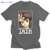 Men's T-Shirts Hot Sa O-neck Tees Tops Serial Experiments Lain Print Oversize High Quality T-Shirt Comfortabd Unsiex Hip-pop Tshirts 0228H23