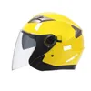 Capacetes de motocicleta Meio capacete de scooter de scooter Crash Safety Lens Double Moto Casque for Women/Men Casco