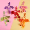 Keychains Creative Acryl U-vormige ketting Tassel Key Fashion Girl Bag Accessoires Auto Keychain Paar Gift Sieraden Groothandel