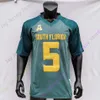 NEU Fußballtrikots Fußballtrikots Custom USF South Florida Football Jersey NCAA College Josh Black Kirk Livingstone Juwuan Brown Kelley Joiner Jr. Bryce Mill