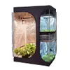 LED Grow Light Grow Grow Tent 4/6インチファンカーボンフィルタースーツ屋内成長ボックス水耕栽培植物のための野菜/ブルームフルスペクトル