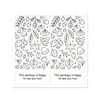 Gift Wrap 50st/Pack Happy Birthday Stickers Rectangle tätningsetiketter 2 4 tum söt barn dekorativ tack