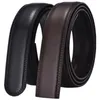 Belts Headless Belt Strip 3.0 CM 3.5 Automatic Buckle Without Leather Design Pure Cowhide Lychee Pattern Head