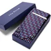 Nekbanden 2022 Nieuwe stijl Wedding Gift Silk 75 cm Tie Set stropdas Wit Suit Accessories Men Solid Fit Wedding J230227