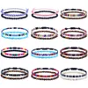 Colorful Woven Rope Braid Vsco Foot Cavigliere Black Vulcanic Stone Perle Bracciale a piedi nudi Anklets per donne Girls Bohemian Beach Gamba Gioielli all'ingrosso