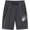 Mäns shorts Stora nät elastiska sommarbyxor 8xl 6xl Big Size Clothing Nylon Black Grey Spandex Sweat Plus 230228