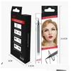 Eyeliner New Self Adhesive Pen Waterproof Non Blooming Quick Drying 3 In 1 Sticky Eyelashes Drop Delivery Health Beauty Makeup Eyes Dhkzl
