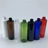 Lagringsflaskor Multicolor 250 ml x 25 Anodiserad aluminiumskiva toppmössa tomt husdjurslotion resestorlek plastbehållare för schampo