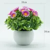 Decorative Flowers Lifelike Artificial Flower Plant Potted Bonsai Living Room Office Balcony Desktop Decor Non-fading Party Decoration