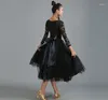 Stage Wear Lady Ballroom Dancing Set Modern Dance Competition Costume Women Waltz Tango Foxtrot Quickstep Clothes