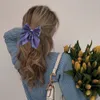 Neue Candy Color Ribbon Haarband Scrunchies Langes Haarband für Frauen Mädchen Pferdeschwanz Süße Haarspange Mode Haarschmuck 1772